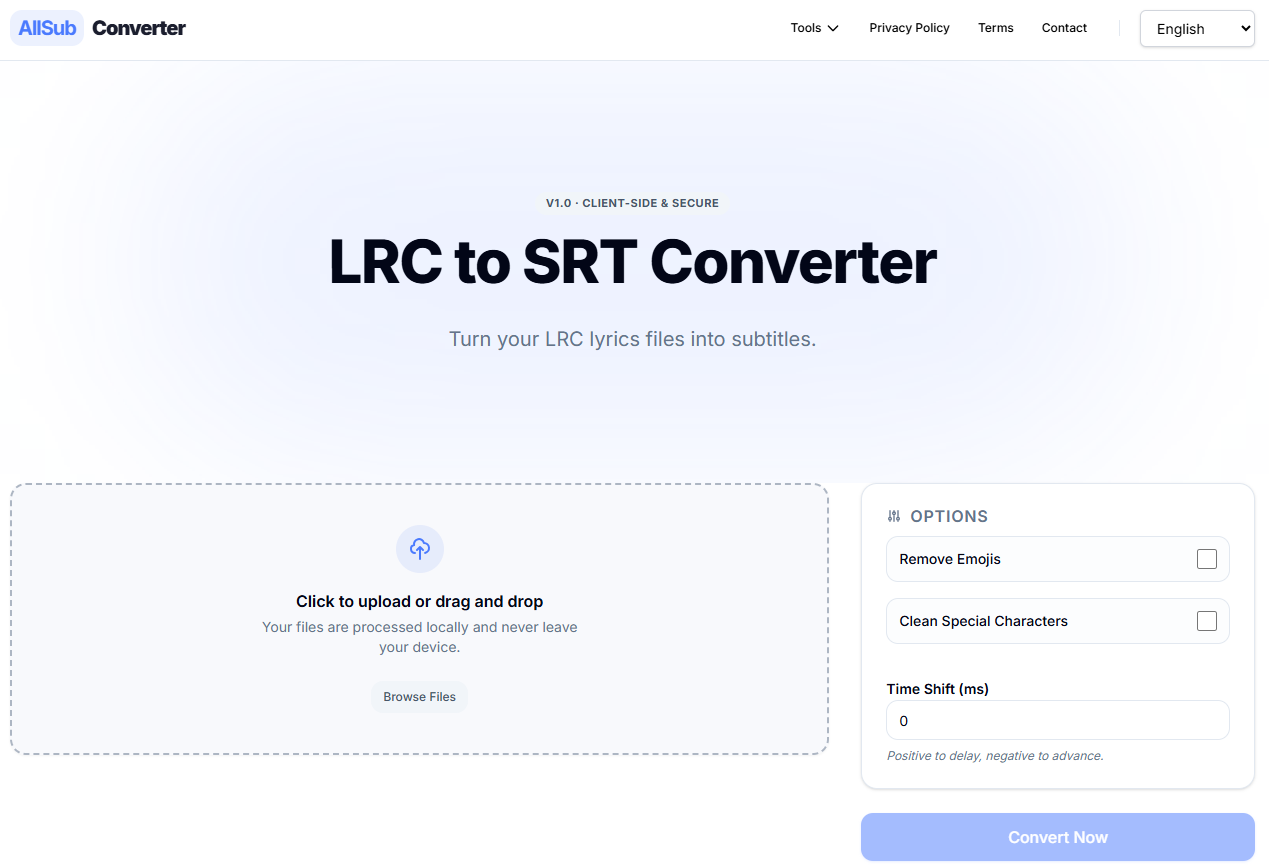 Lrc Thinkscript LRC 转 SRT 转换器 — 免费在线 | AllSubConverter